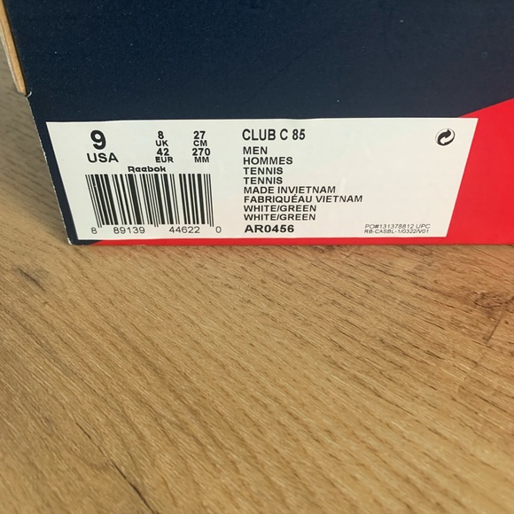 Reebok Club C 85 men’s green size 9 brand new and never worn. - Picture 10 of 10